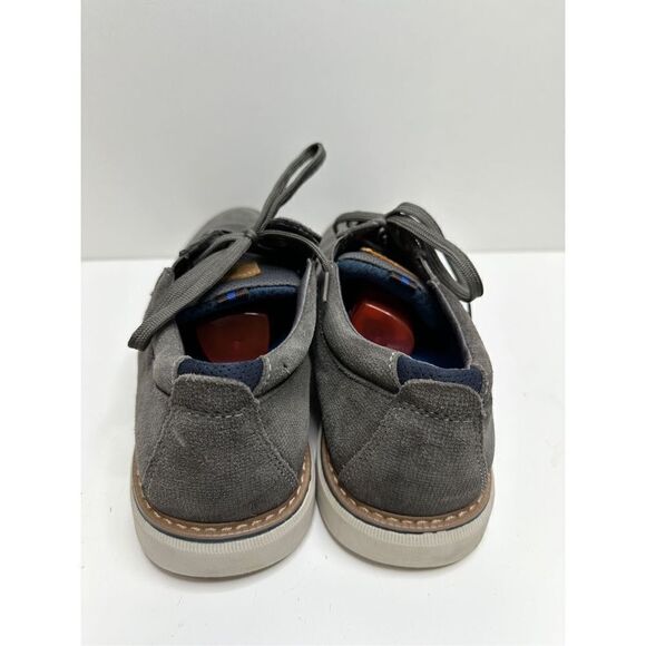 Nunn Bush Shoes Mens Size 10.5 Gray Canvas Barkley Oxfords - Picture 4 of 10
